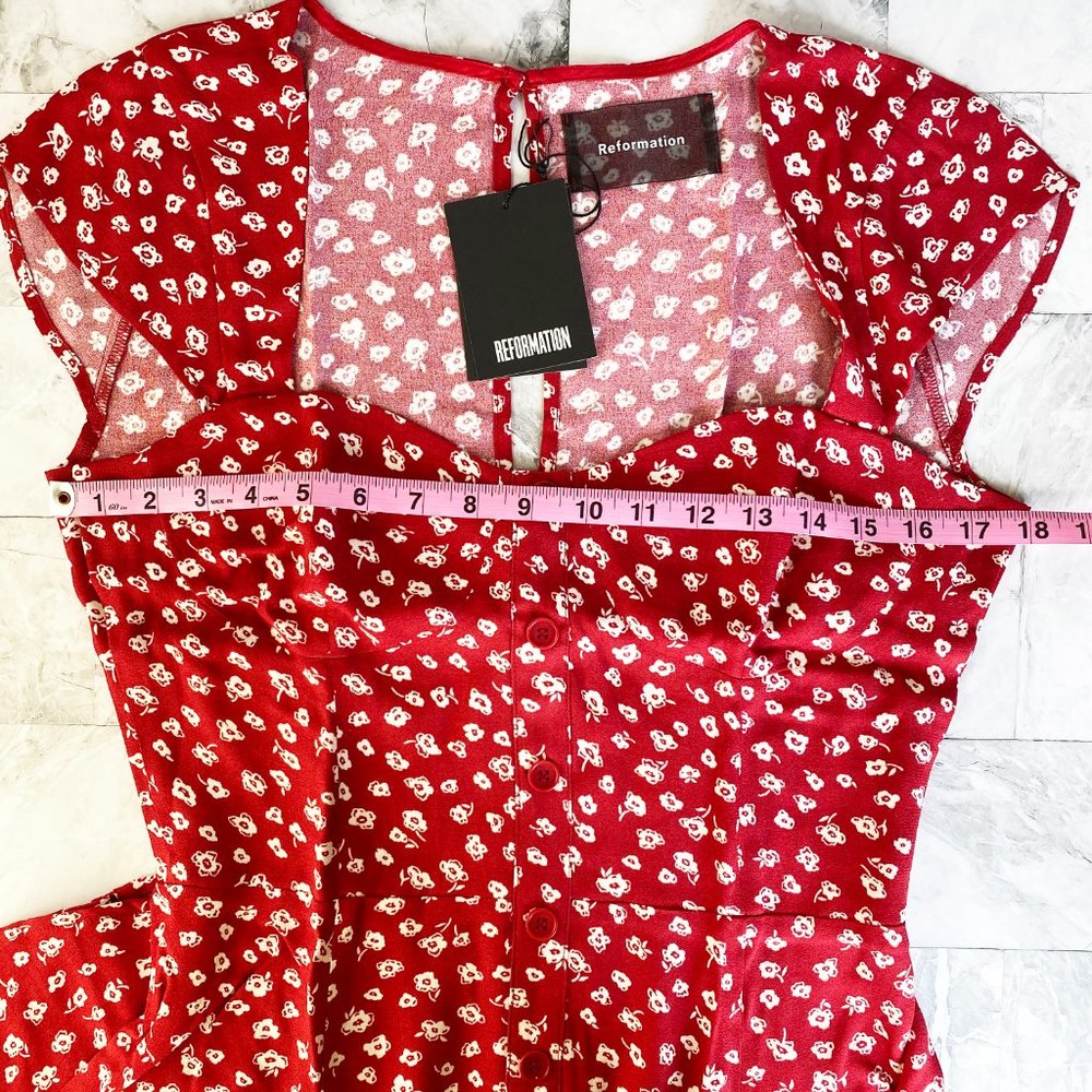 New REFORMATION Cheri Mini dress - Picture 9 of 9